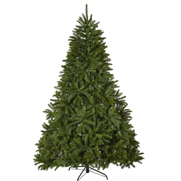 7’ Sierra Spruce “Natural Look” Artificial Christmas Tree with 500 Clear LED Lights and 2213 Tips