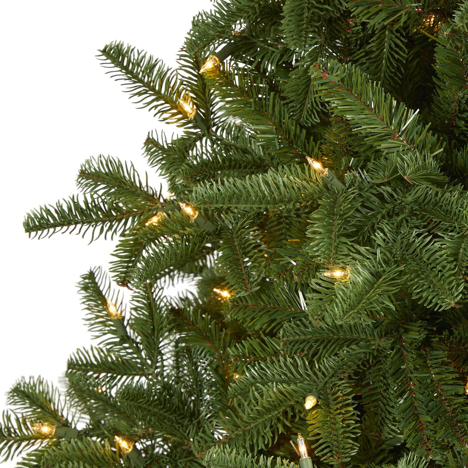 7’ South Carolina Spruce Artificial Christmas Tree with 500 White Warm Lights and 2644 Bendable Branches