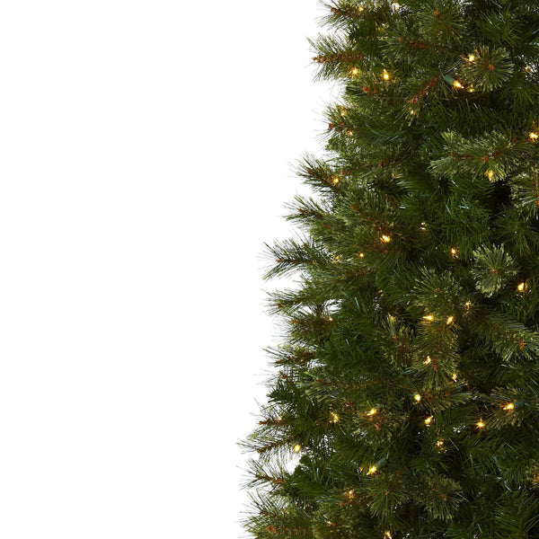 7.5’ Cashmere Slim Christmas Tree w/Clear Lights