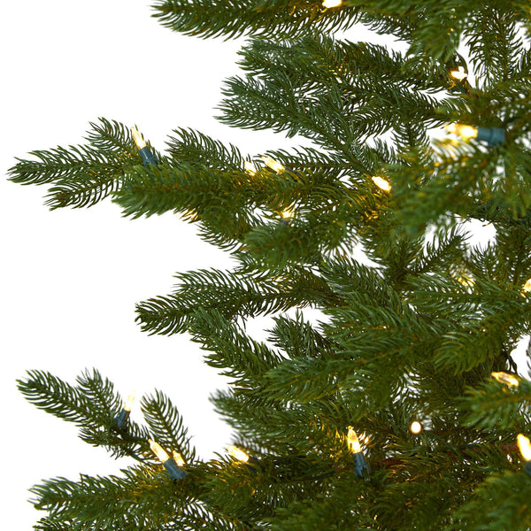 7.5' Fairbanks Fir Artificial Christmas Tree with 350 Clear Warm