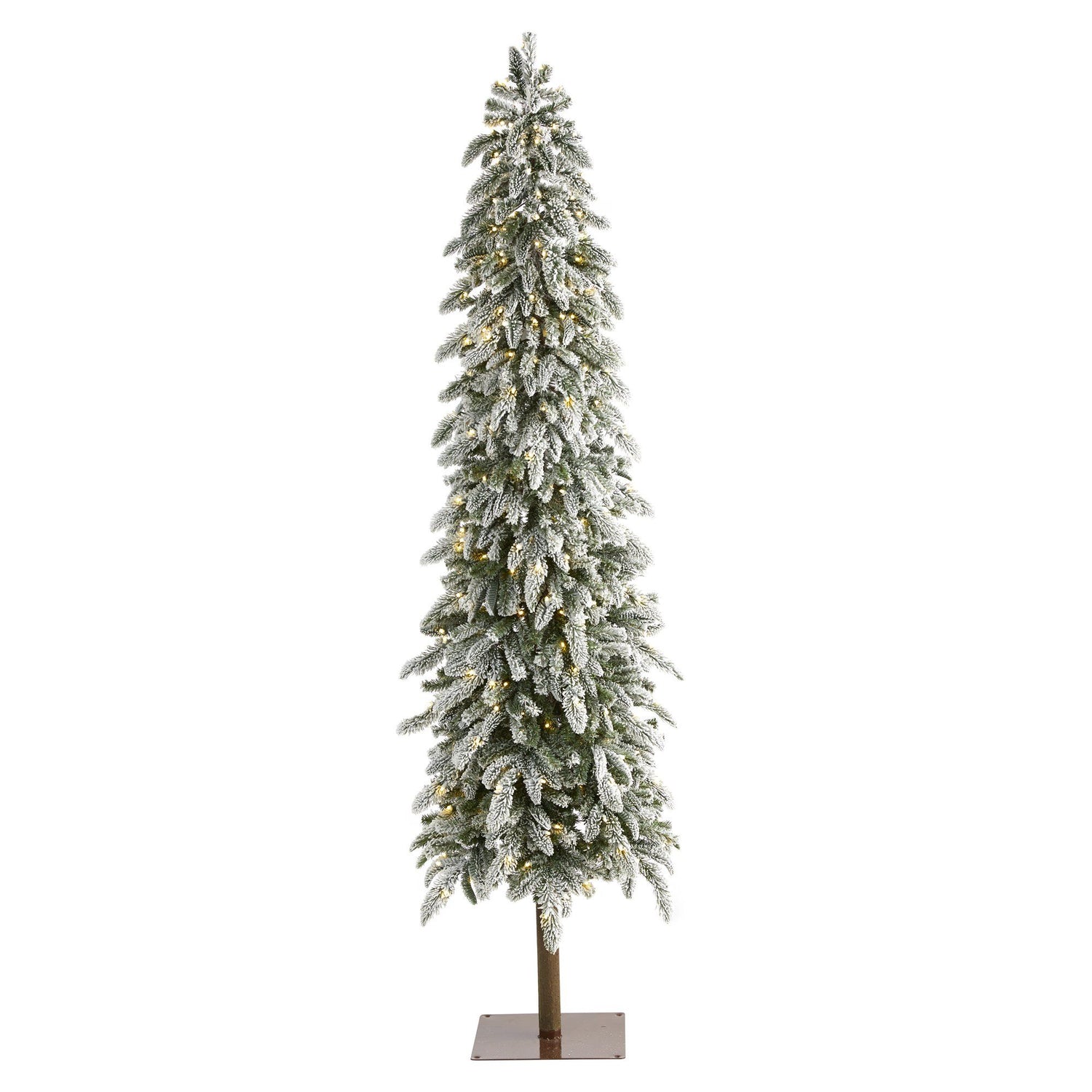 7.5’ Flocked Washington Alpine Artificial Christmas Tree