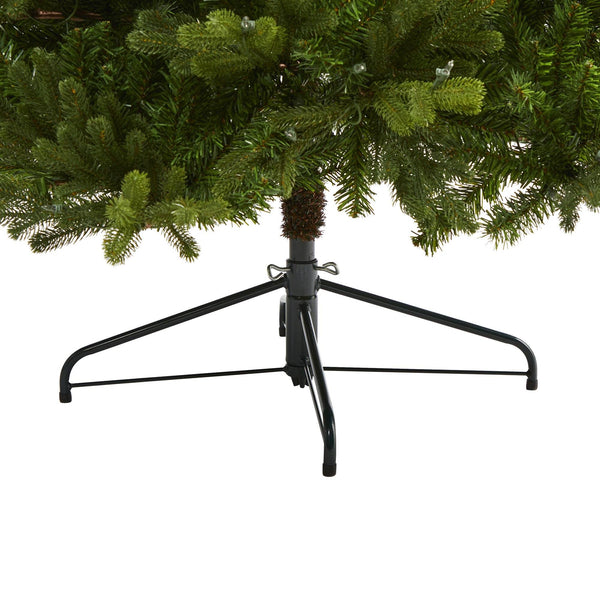 7.5’ Washington Fir Artificial Christmas Tree with 600 Clear Lights and 1610 Bendable Branches