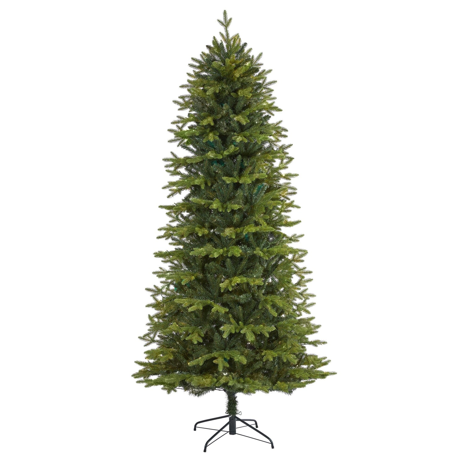 8’ Belgium Fir “Natural Look” Artificial Christmas Tree with 2358 Bendable Branches