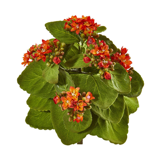 8” Kalanchoe Artificial Bush Flower (Set of 6)