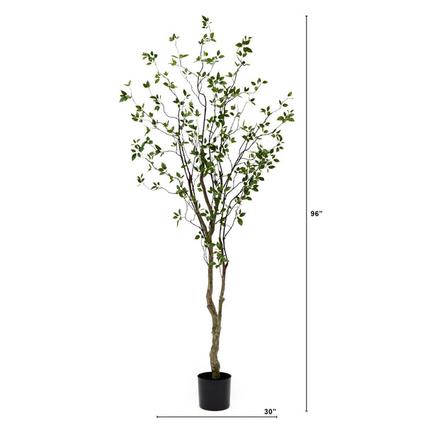 8' Minimalist Citrus Artificial Tree