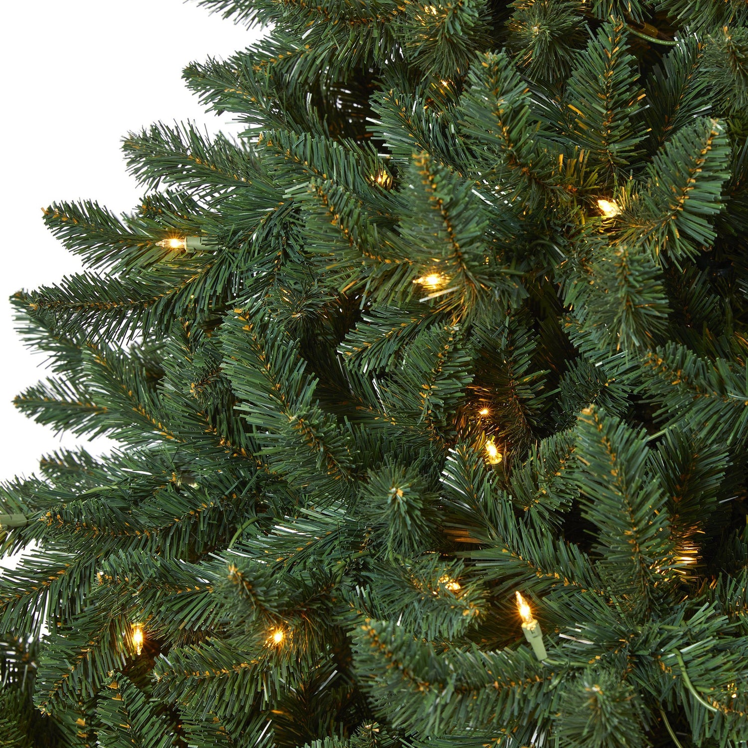 8’ Northern Rocky Spruce Artificial Christmas Tree with 500 Clear Lights and 1948 Bendable Branches