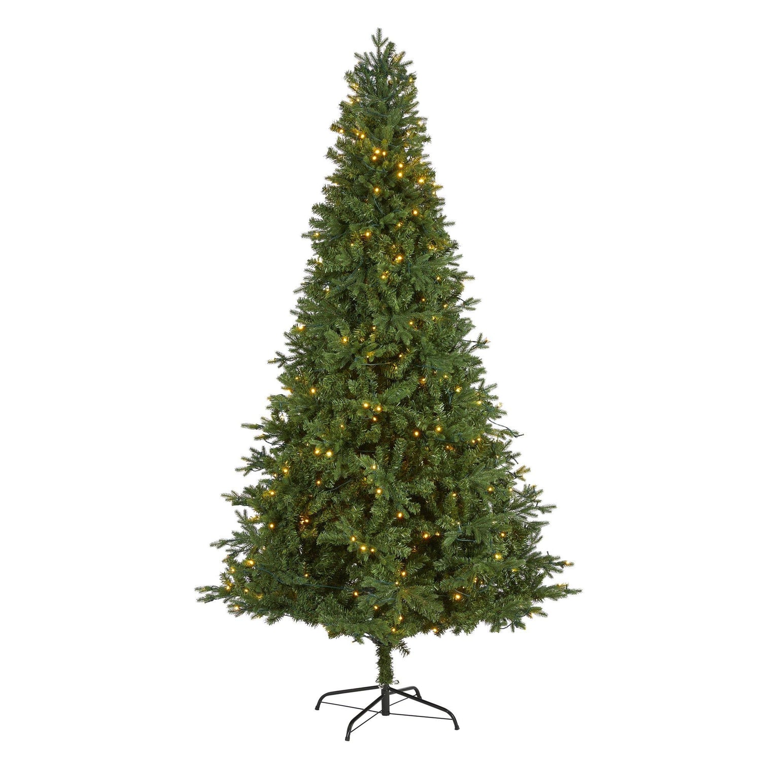 8' Vermont Fir Artificial Christmas Tree with 450 Clear LED Lights