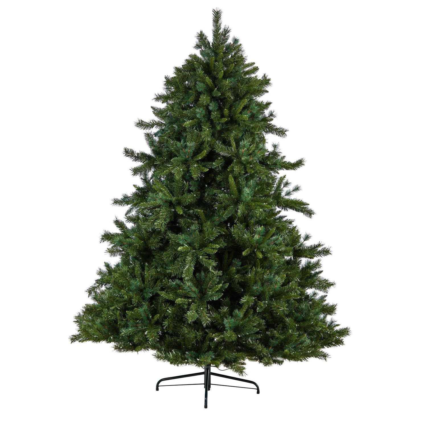 8’ Wyoming Mixed Pine Artificial Christmas Tree with 650 Clear Lights and 2302 Bendable Branches