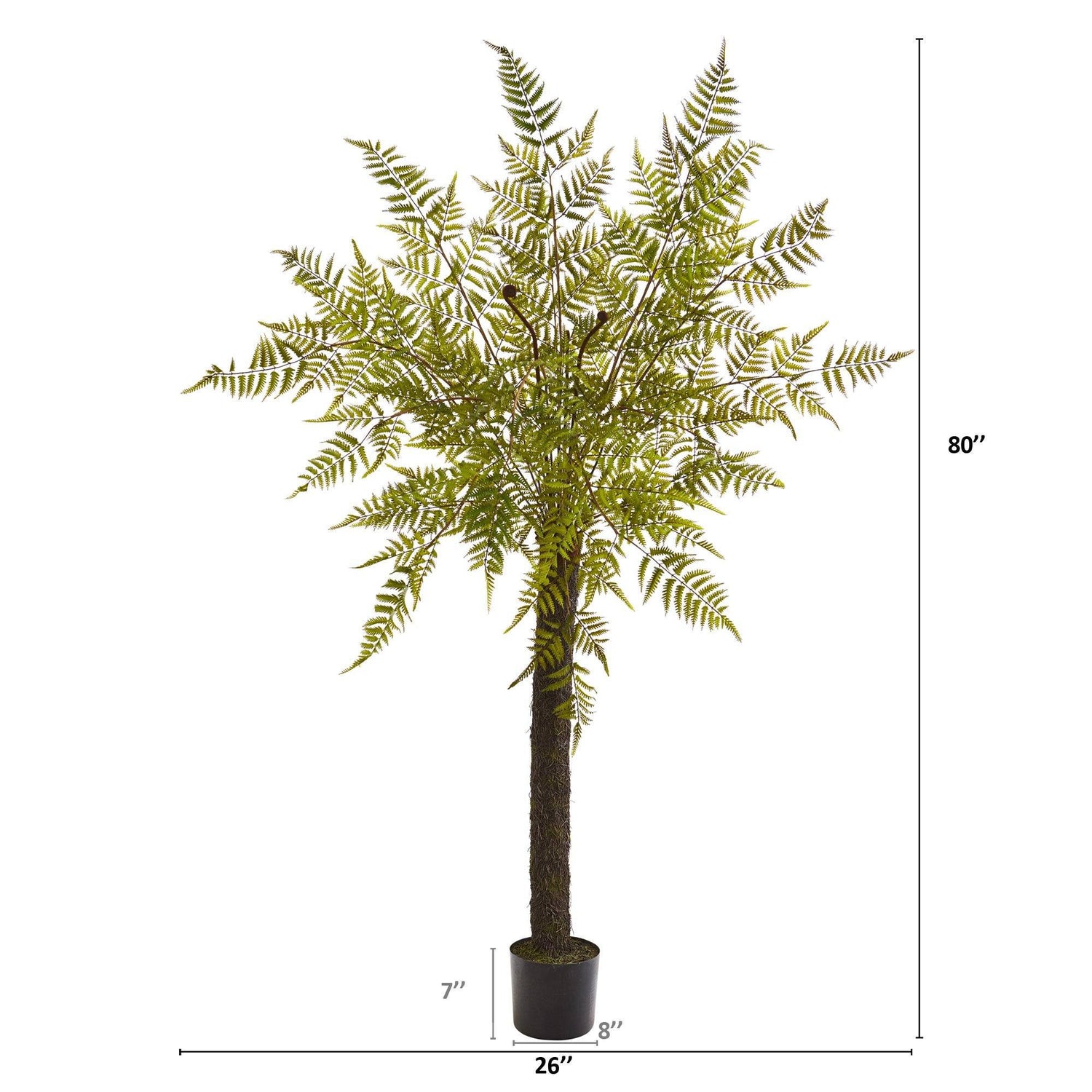 80” Fern Artificial Tree