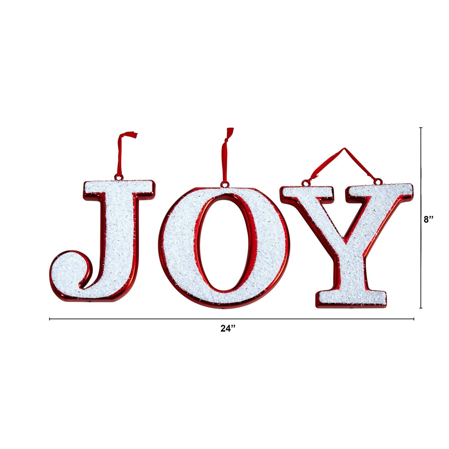 8.5” JOY Holiday Deluxe Shatterproof Ornament Set