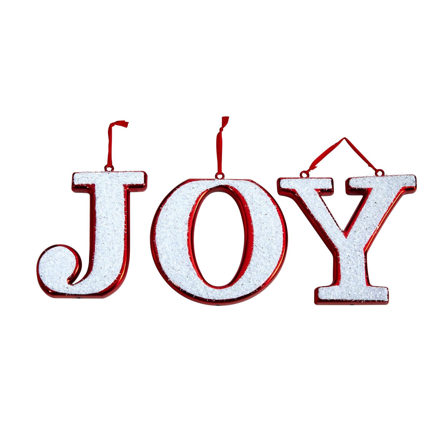 8.5” JOY Holiday Deluxe Shatterproof Ornament Set