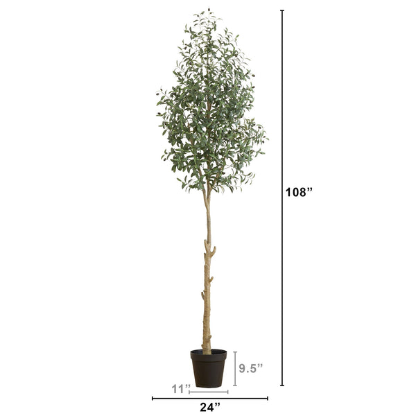 9’ Artificial Olive Tree