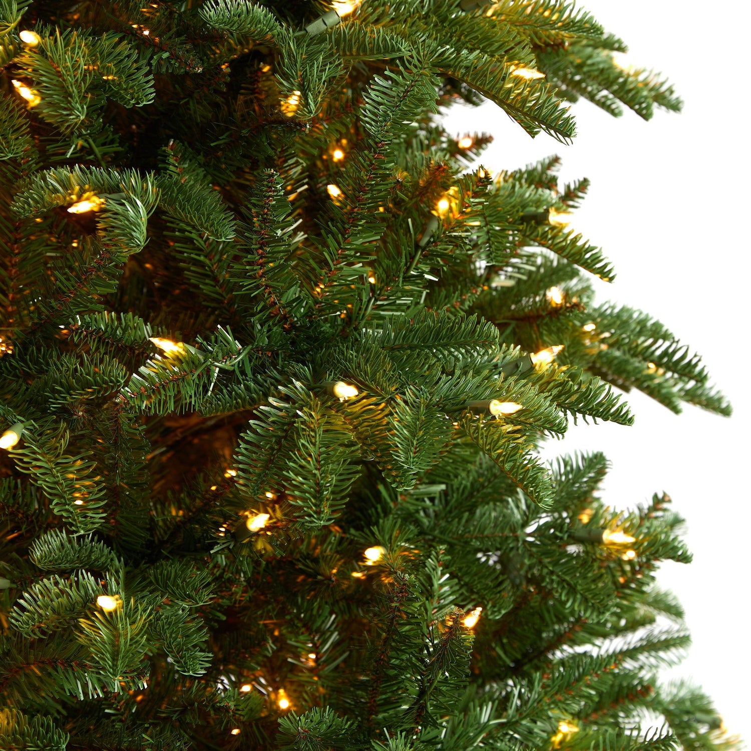 9’ South Carolina Fir Artificial Christmas Tree with 750 Clear LED Lights and 3334 Bendable Branches