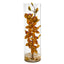 Cymbidium Orchid Artificial Arrangement in Cylinder Vase