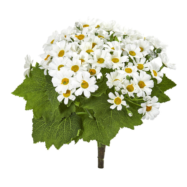 Daisy Bush Artificial Flower (Set of 6)