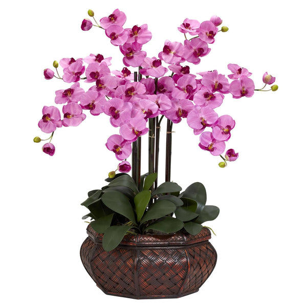 Large Phalaenopsis Silk Flower Arrangement