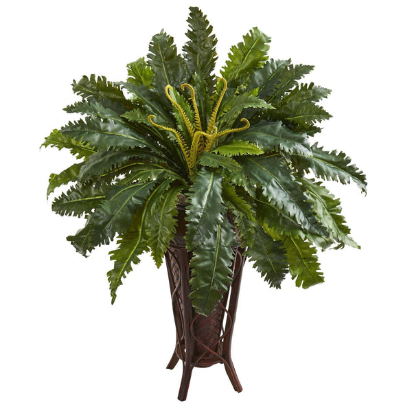 Marginatum Artificial Plant in Stand Planter