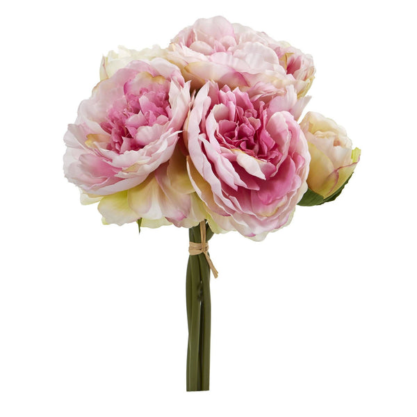 Peony Bouquet Artificial Flower (Set of 6)