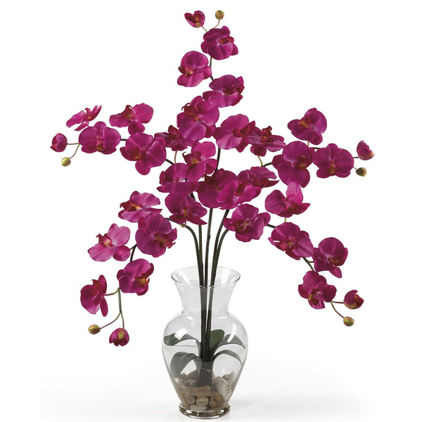 Phalaenopsis Liquid Illusion Silk Flower Arrangement