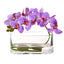 Phalaenopsis Orchid Artificial Arrangement in Glass Vase