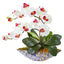 Silk Phalaenopsis Orchid Artificial Arrangement in Vase